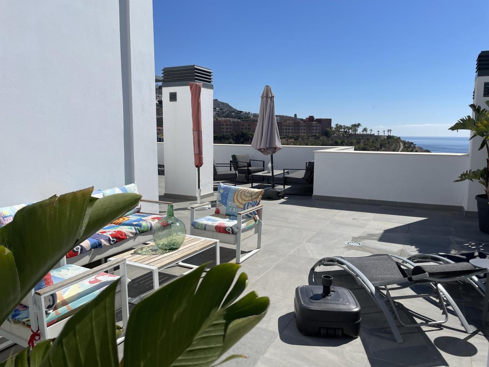 Sunny Penthouse Beach Apartment With Panoramic Views Almunecar Bagian luar foto