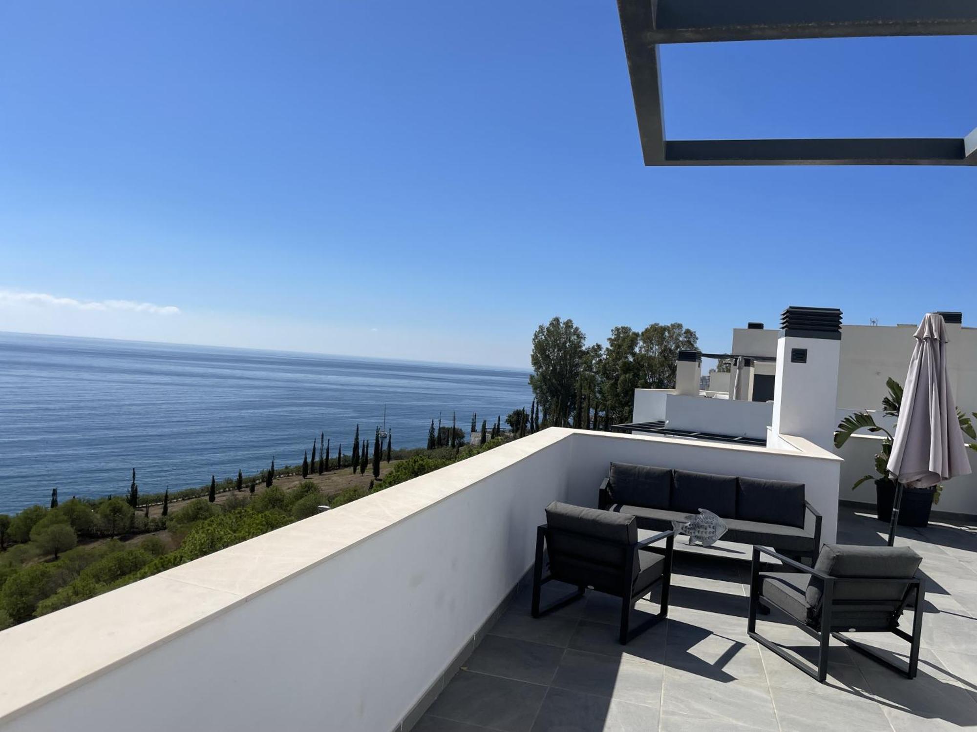 Sunny Penthouse Beach Apartment With Panoramic Views Almunecar Bagian luar foto